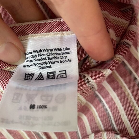 EDDIE Bauer Relaxed Fit Cotton Button Down Shirt, Men’s Size Tall Large - Picture 4 of 8